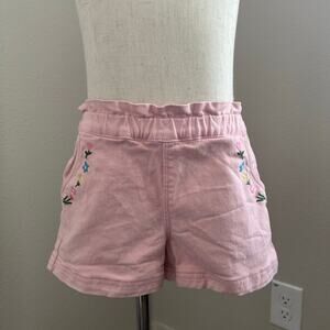 Mini Boden Pink Pull-On Shorts - 4Y